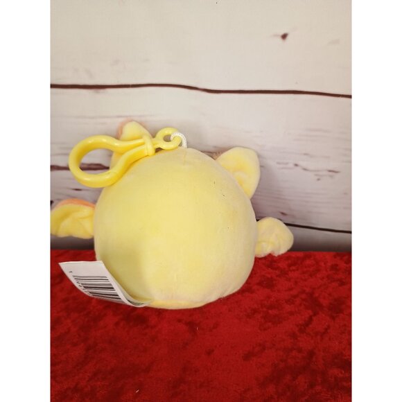 Meghan Squishmallow 3.5" Keychain Clip Yellow Bat - Picture 2 of 6